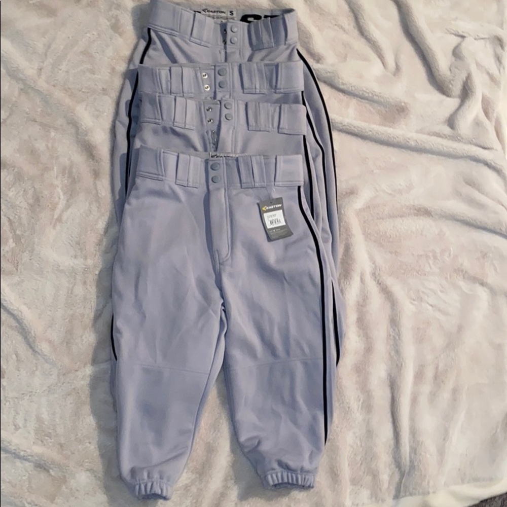 Set of 4 Easton baseball pants